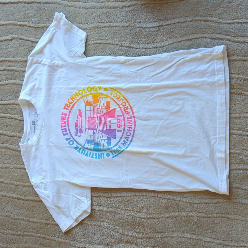 Super Yaki Back to the Future Institute of Future Technology tee